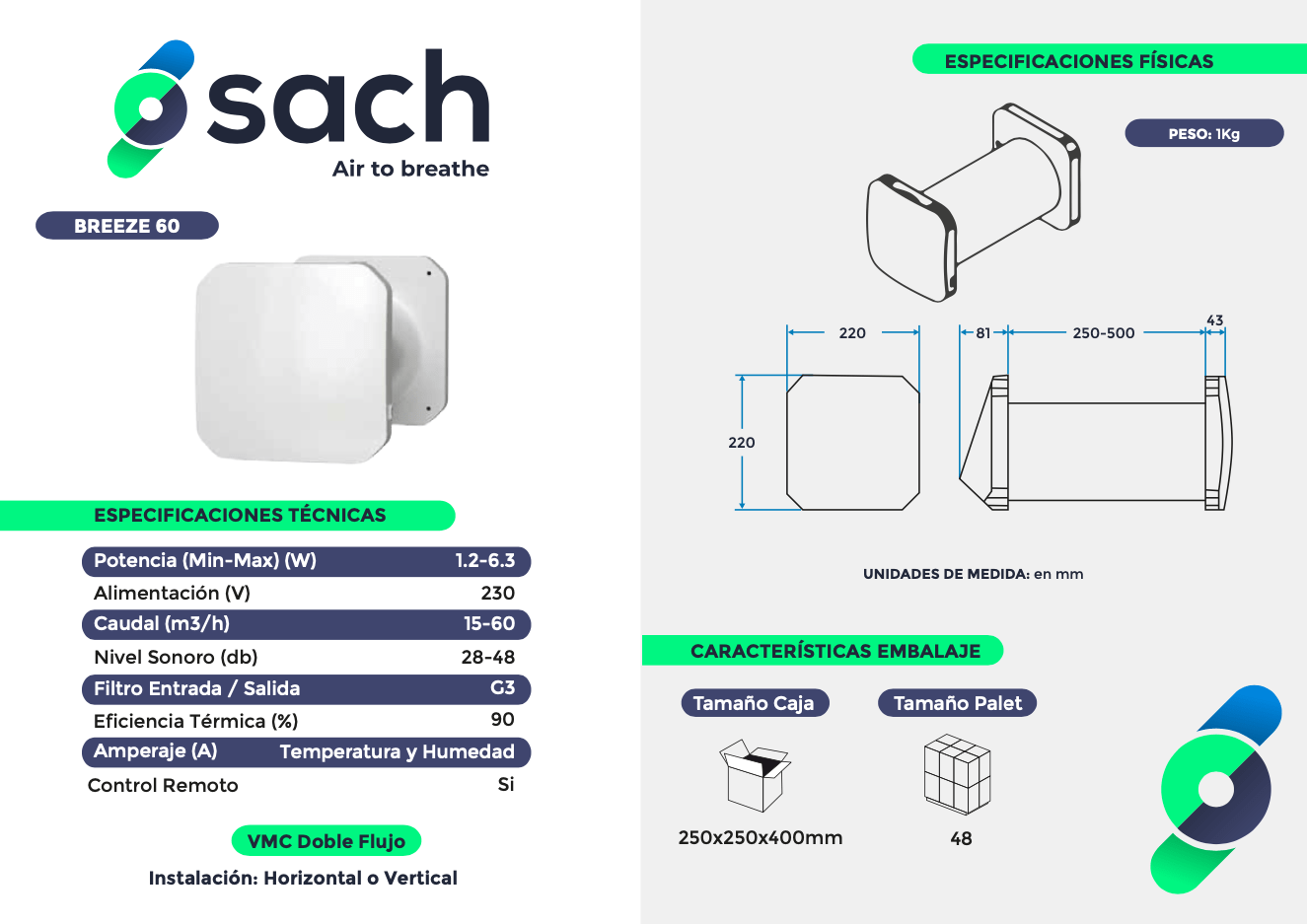 Ficha tecnica BREEZE Español